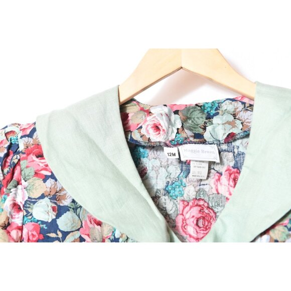 Vintage Maggie Breen Floral 80’sDress Cottagecore Trad Wife Size S READ - Picture 4 of 14